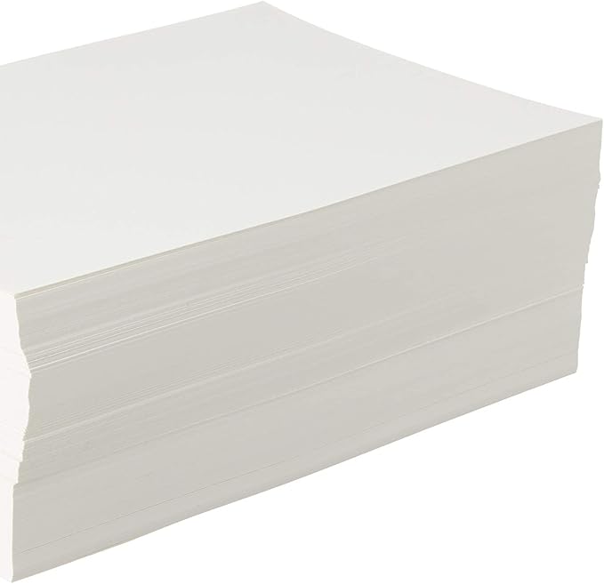 Canson XL Series Watercolor Sheet Bulk Pack, Midweight White Paper, 500 Sheets, 9x12 inch