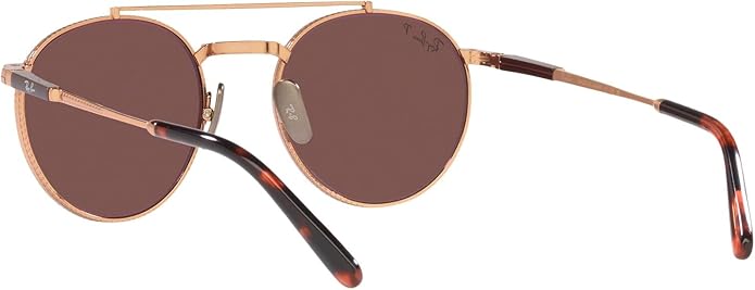 Ray-Ban Unisex Rb8237 Round II Titanium Round Sunglasses