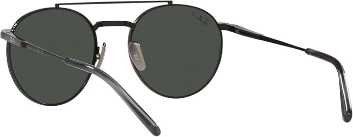 Ray-Ban Unisex Rb8237 Round II Titanium Round Sunglasses