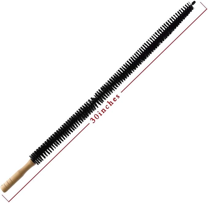 Dryer Vent Cleaner Kit Brush-2 Pack Clothes Lint Trap 30 Inch Long Flexible Pipe Refrigerator Coil Brush