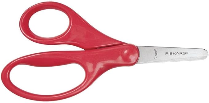 Fiskars 5 Inch Classic Blunt Tip Kids Scissors, Colors May Vary
