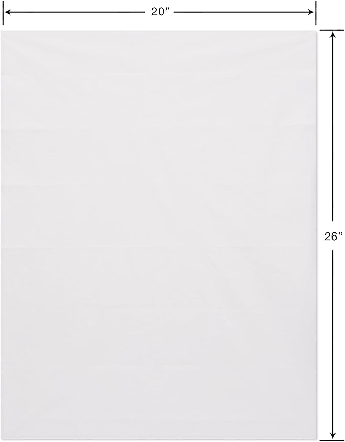 Papyrus 8 Sheet White Tissue Paper for Halloween, Thanksgiving, Christmas, Gifts, Decorations, Crafts, DIY and More