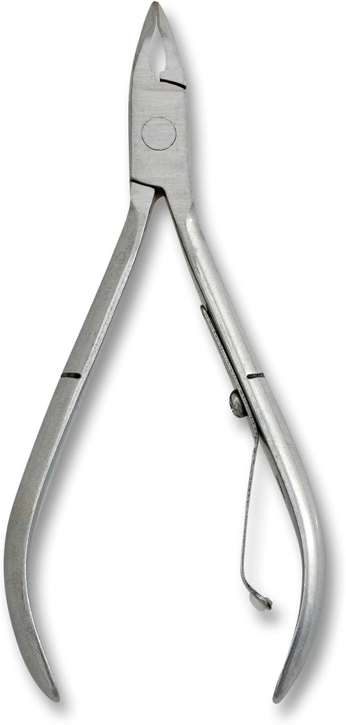 JAPONESQUE Cuticle Nipper with Ultra-Sharp, High Performance, Stainless Steel Blades to Remove Hangnails and Cuticles, Anti-Slip Grip for Control and Comfort