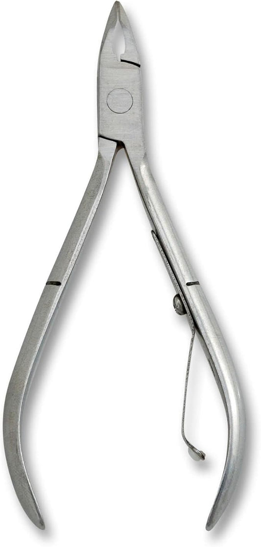 JAPONESQUE Cuticle Nipper with Ultra-Sharp, High Performance, Stainless Steel Blades to Remove Hangnails and Cuticles, Anti-Slip Grip for Control and Comfort