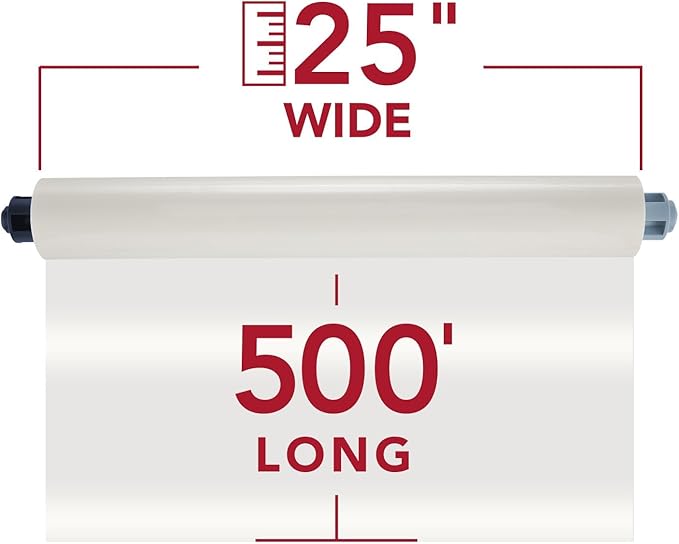 GBC Laminating Film, Rolls, Pinnacle 27 EZLoad, NAP I, 1.5 mil, 25" x 500', Blue Caps, 2 Pack (3748201EZ)