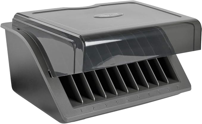 Tripp Lite (CSD1006USB) 10-Device Desktop USB Charging Station for Tablets, iPads and E-Readers, Black