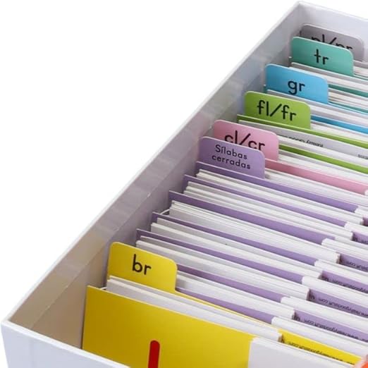 Really Good Stuff Libros de S?labas Compuestas (Spanish Advanced Syllable Flip Books) - 30 Flip Books