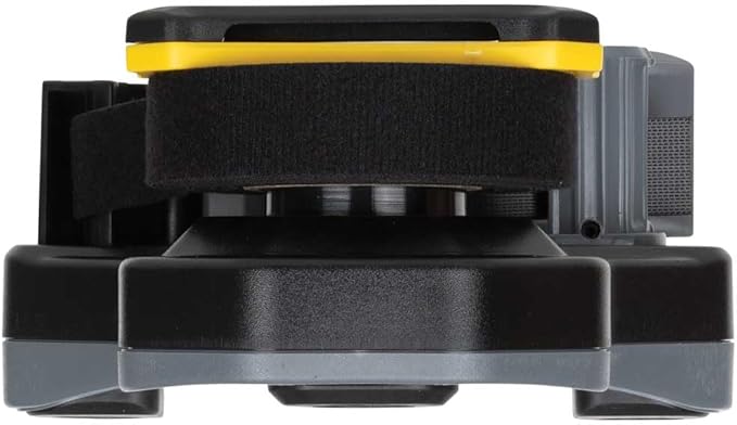 Klein Tools 450-900 Cable Management, Hook & Loop Dispenser with 12-Foot x 3/4-Inch Tape Roll, Cuts Custom Length Hook & Loop Strips, Black