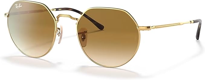 Ray-Ban Jack RB3565 Rounded Hexagonal Sunglasses for Men for Women +BUNDLE with ACCESSORY EYEWEAR KIT