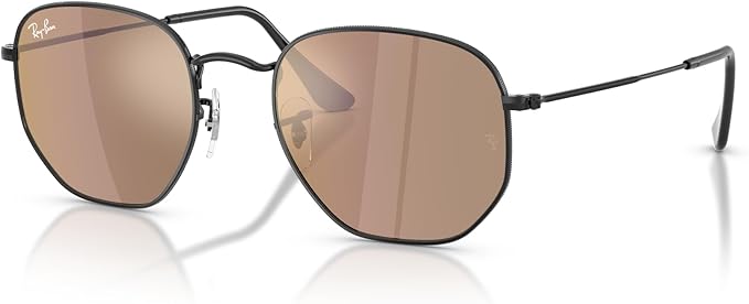 Ray-Ban unisex-adult Rb3548n Hexagonal Flat Lens Hexagonal Sunglasses