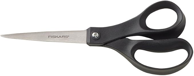 Fiskars Crafts Recycled Adult Scissors, Black