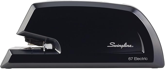 Swingline Heavy Duty Commercial Electric Stapler, 20 Sheet Capacity, Metal, Black (06701)