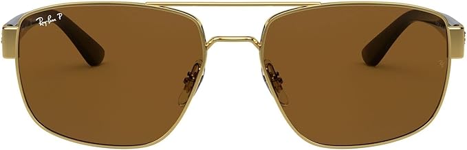 Ray-Ban RB3663 Metal Rectangular Sunglasses