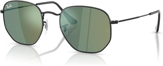 Ray-Ban unisex-adult Rb3548n Hexagonal Flat Lens Hexagonal Sunglasses