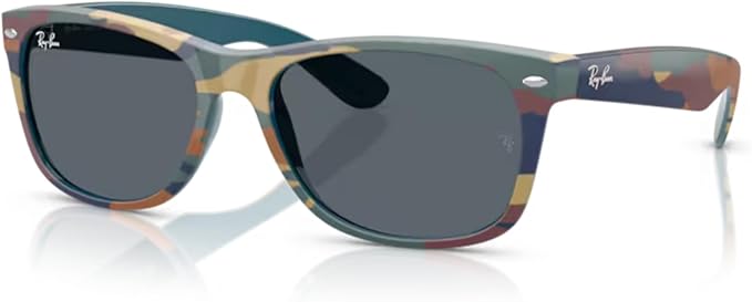 Ray-Ban RB2132 NEW WAYFARER 55MM Square Sunglasses For Men For Women +BUNDLE with ACCESSORY EYEWEAR KIT