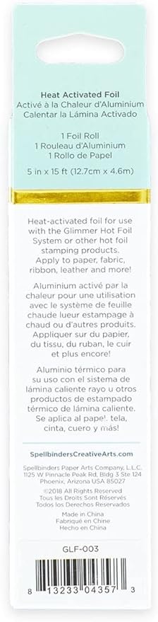 Spellbinders Roll-Silver Glimmer Hot Foil Plate