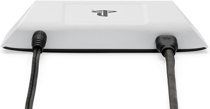 PowerA 4-Port USB 5Gbps Hub for PlayStation®5, USB 3.2, AC Powered, Weighted Base, Officially Licensed