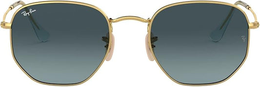Ray-Ban unisex-adult Rb3548n Hexagonal Flat Lens Hexagonal Sunglasses