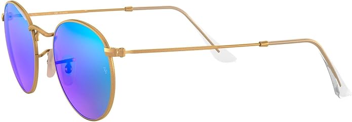Ray-Ban Unisex Rb3447 Round Metal Round Sunglasses