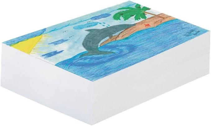 Pacon Plain White Newsprint Paper, 9" x 12", Pack of 500 Sheets