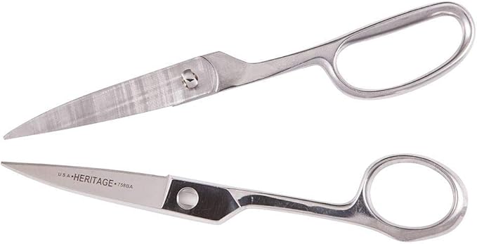 Kitchen Scissors and Shears, 8'' Stainless Steel Break Apart for Easy Cleaning, Dishwasher Safe, Heritage Cutlery 758BA