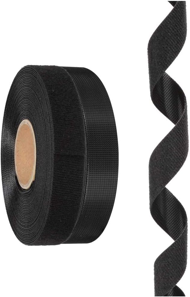 Klein Tools 80144 Cable Management Hook and Loop Tape Dispenser Kit, 25-Foot x 3/4-Inch White and Black Replacement Cable Tie Rolls, 3-Piece