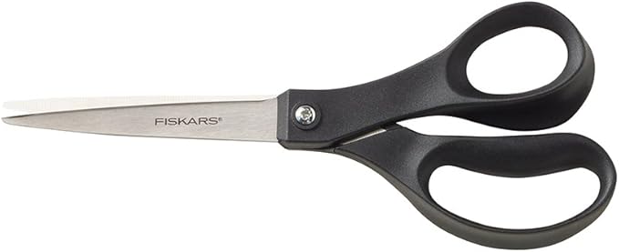 Fiskars Crafts Recycled Adult Scissors, Black