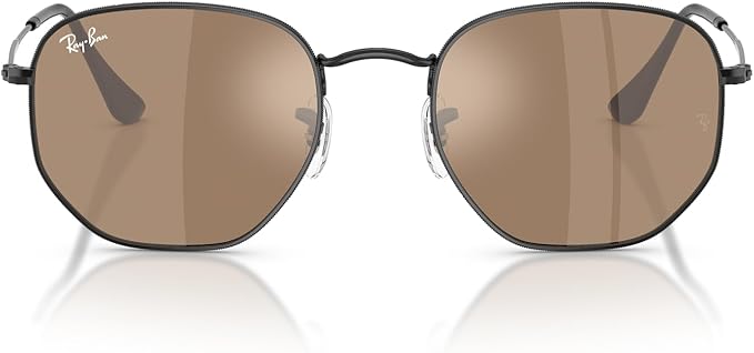 Ray-Ban unisex-adult Rb3548n Hexagonal Flat Lens Hexagonal Sunglasses