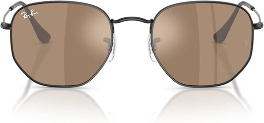 Ray-Ban unisex-adult Rb3548n Hexagonal Flat Lens Hexagonal Sunglasses