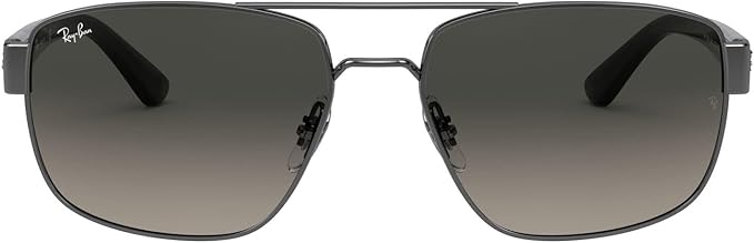 Ray-Ban RB3663 Metal Rectangular Sunglasses