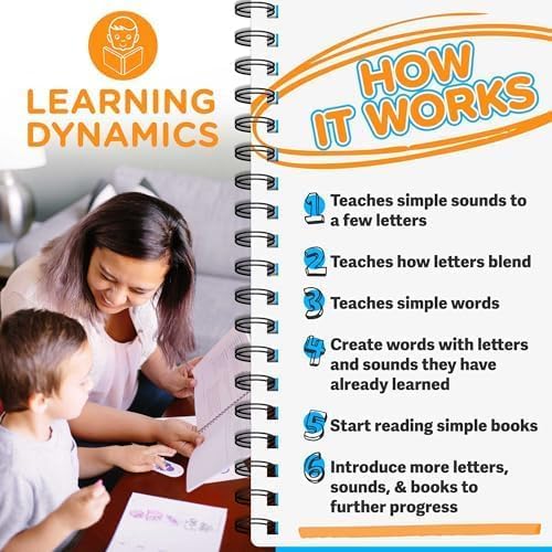 LEARNING DYNAMICS 4 Weeks to Read Program and 15 Minute Math Program – Includes 53 Books, Teaching Manuals, Activity Workbooks, CD, Flashcards, Manipulatives – Learn Math, Reading & Writing