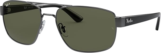 Ray-Ban RB3663 Metal Rectangular Sunglasses