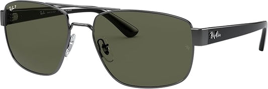 Ray-Ban RB3663 Metal Rectangular Sunglasses