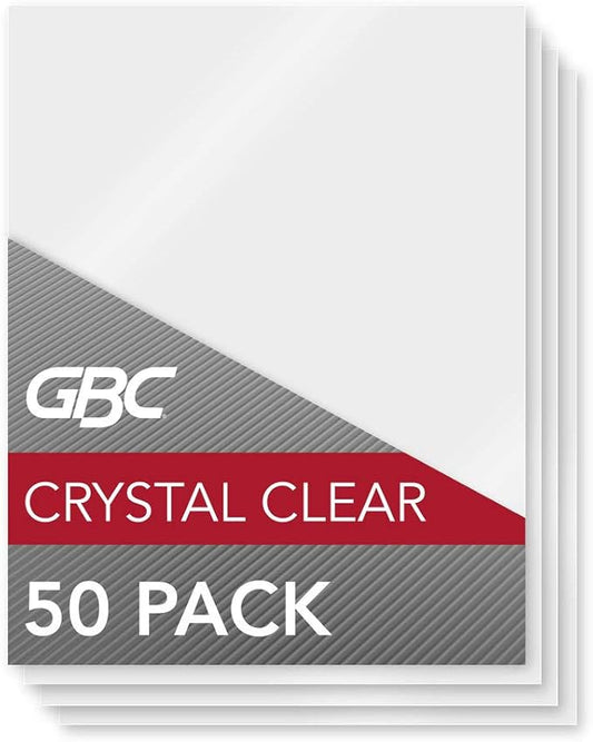GBC Laminating Sheets, Thermal Laminating Pouches Legal Size, 10mil, HeatSeal Crystal Clear, 50 Pack (3200412)