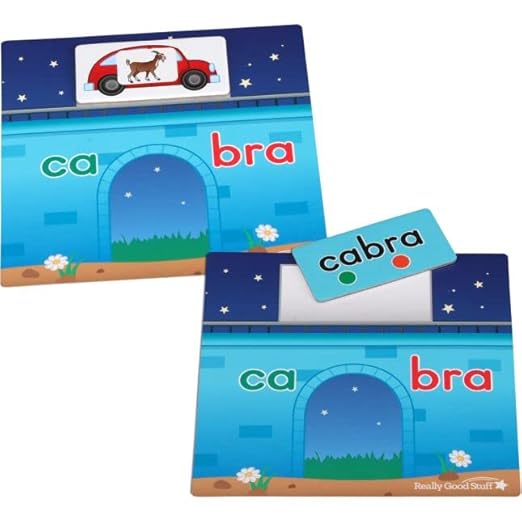 Really Good Stuff ?Cruza el Puente h?bilmente! Juego de s?labas trabadas (Spanish Syllable Blends Bridge Game) - 1 Game