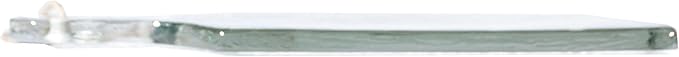 Bloomingville Textured Glass Cheese and Serving Board with Handle and Jute Tie