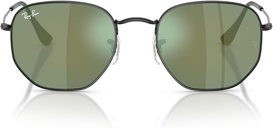 Ray-Ban unisex-adult Rb3548n Hexagonal Flat Lens Hexagonal Sunglasses