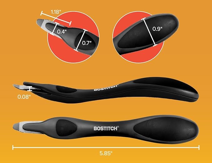Bostitch Office Professional Magnetic Easy Staple Remover, Staple Puller Stick for Office, Home & School - Assorted Colors, 9 Pack