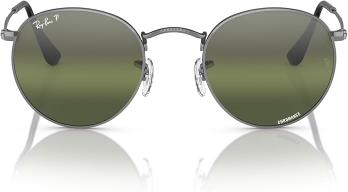 Ray-Ban Unisex Rb3447 Round Metal Round Sunglasses