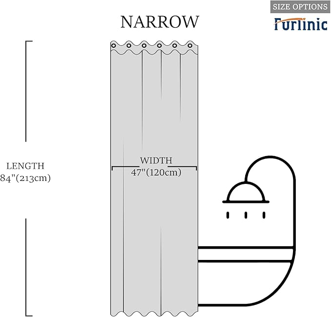 No Hook Stall Size Shower Curtain,48 x 84 Inch Small Half Narrow Shower Curtain Liner,Waterproof Fabric Bathroom Curtains with 6 Plastic Split Grommets,Hotel Grade Machine Washable,Mint Green