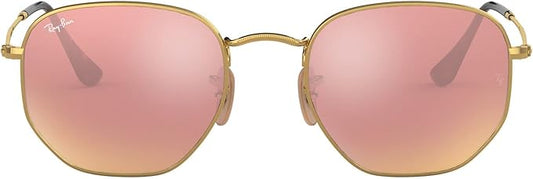 Ray-Ban unisex-adult Rb3548n Hexagonal Flat Lens Hexagonal Sunglasses