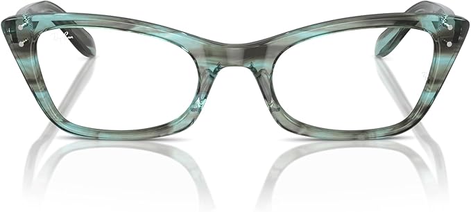 Ray-Ban Women's RX5499 Lady Burbank Cat Eye Prescription Eyewear Frames