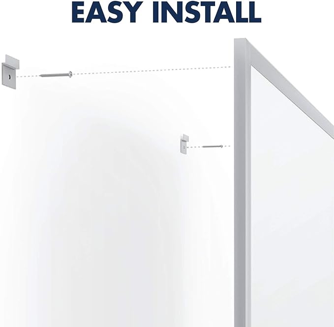Quartet Magnetic Dry Erase White Board, 2' x 1-1/2 Whiteboard, Nano-Clean Surface Resists Ink Stains, Silver Aluminum Frame (SM531)