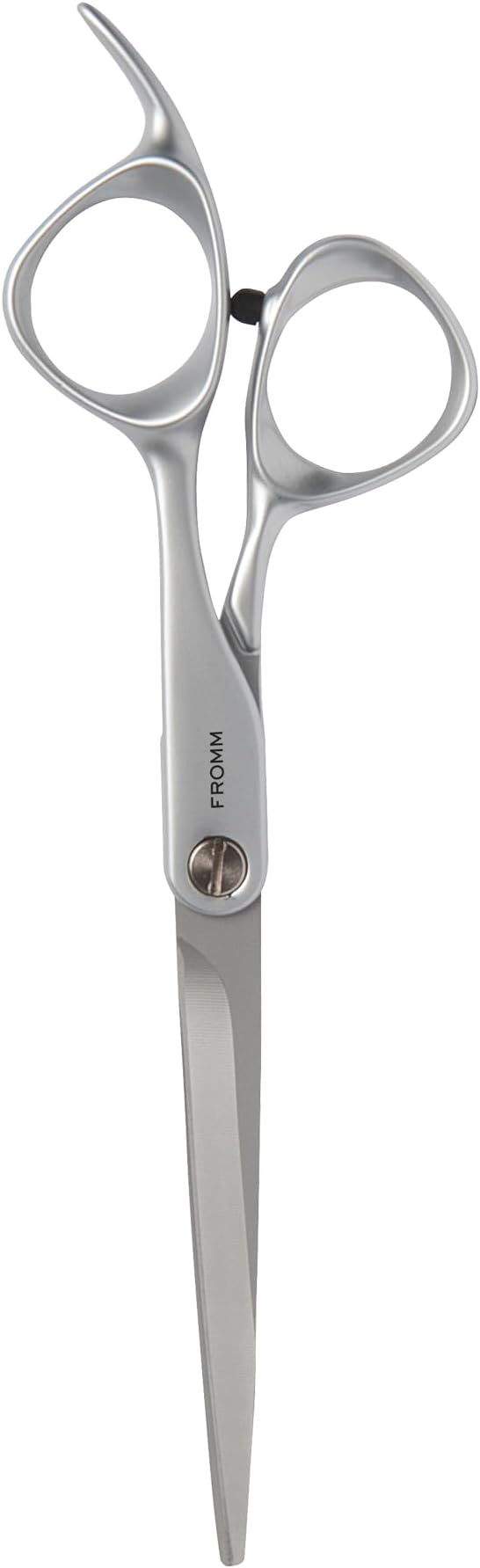 Fromm Professional Transform 6.25" Extra Smooth Hair Cutting Shears on Wet & Dry Hair in Matte Silver Japanese Steel Scissors with Beveled Blade for Experienced & Expert Stylists
