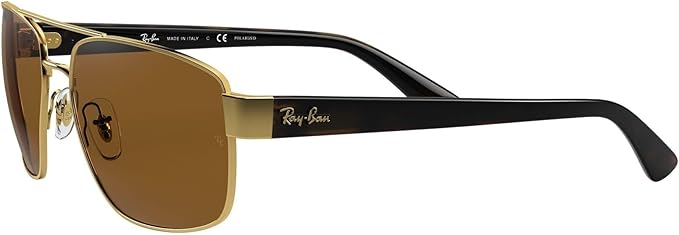 Ray-Ban RB3663 Metal Rectangular Sunglasses