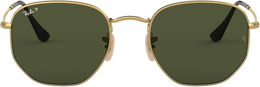 Ray-Ban unisex-adult Rb3548n Hexagonal Flat Lens Hexagonal Sunglasses