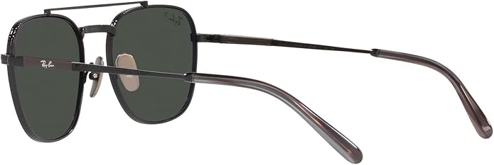 Ray-Ban Unisex Rb8258 Frank II Titanium Aviator Sunglasses