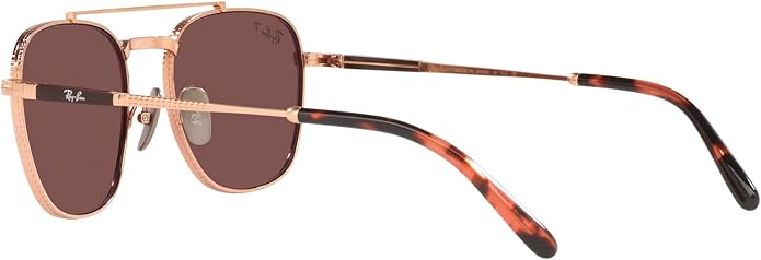 Ray-Ban Unisex Rb8258 Frank II Titanium Aviator Sunglasses