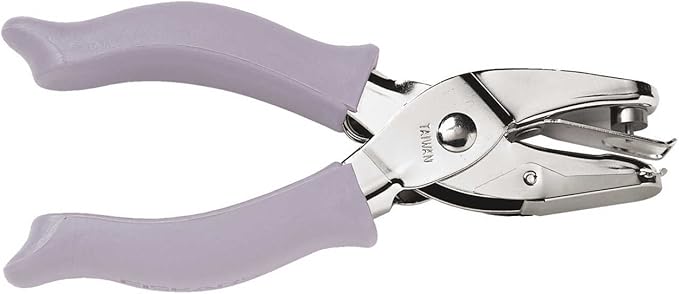 Fiskars 23527097J Circle Hand Punch, 1/4 Inch, Purple