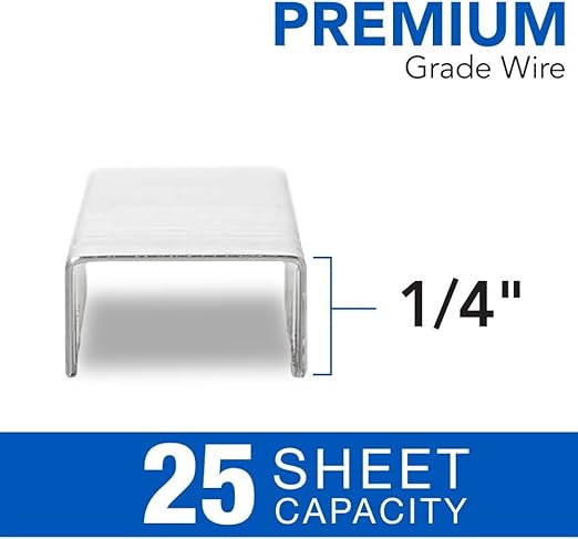 Staples S.F.4 Premium for Desktop Staplers, 1 Staple Remover 1/4” Length, 210/Strip Staples, Box of 5000, Gift Bundle